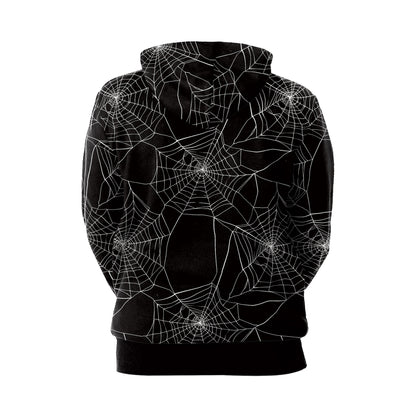 Sudadera casual con capucha y calavera de Halloween para mujer