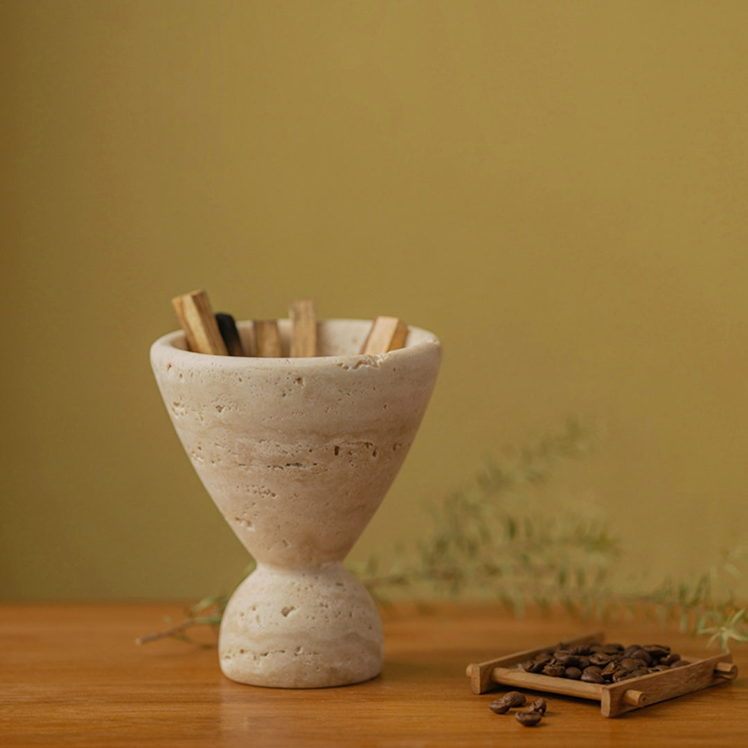 The Ancient Silent Wind Decorations In The Cave Stone Incense Burner Are Fragrant