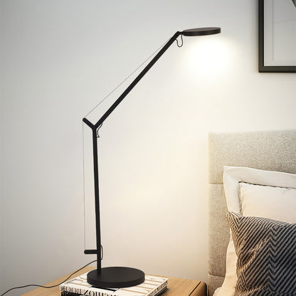 Simple Floor Black Mechanical Arm Bedroom Study Living Room Industrial Style Table Lamp