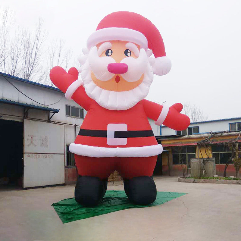 Modelo inflable de árbol de Navidad para realizar actividades