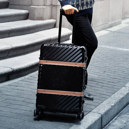 Valise à roulettes universelle avec cadre en aluminium pour hommes