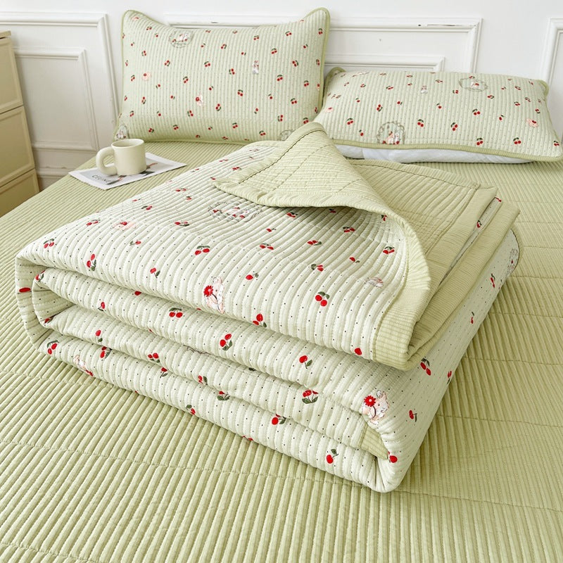 Quilted Bed Cover Three-piece Class A Maternal And Child Bed Sheet