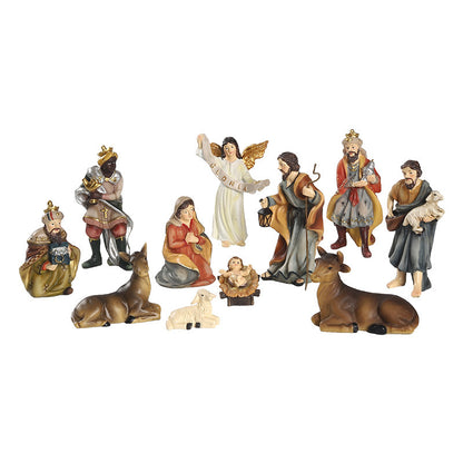 Adornos religiosos Juego de pesebre de natividad Caja de regalo Navidad