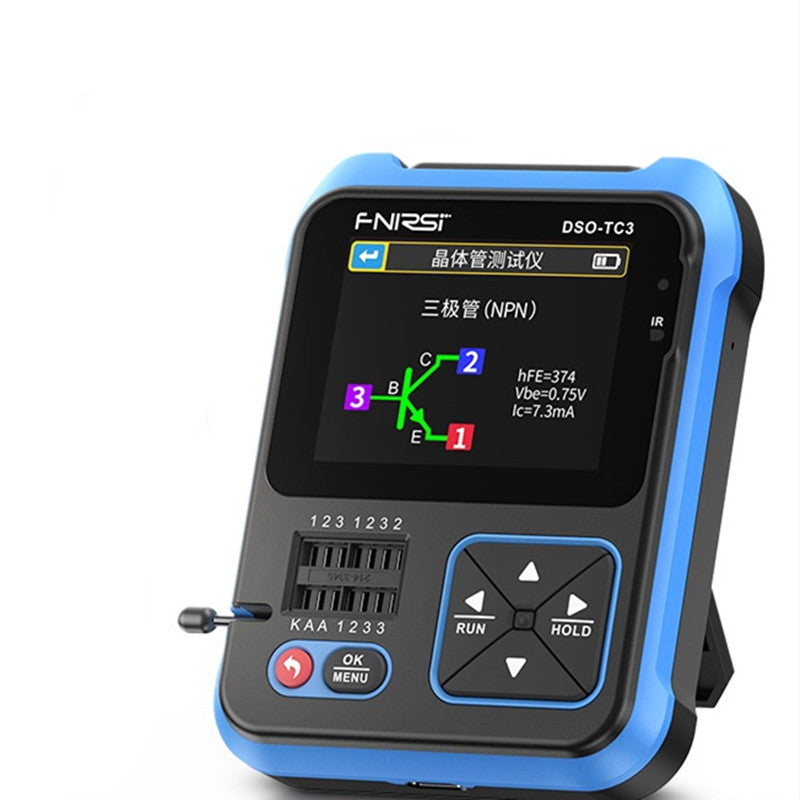 Probador de transistores de osciloscopio digital portátil