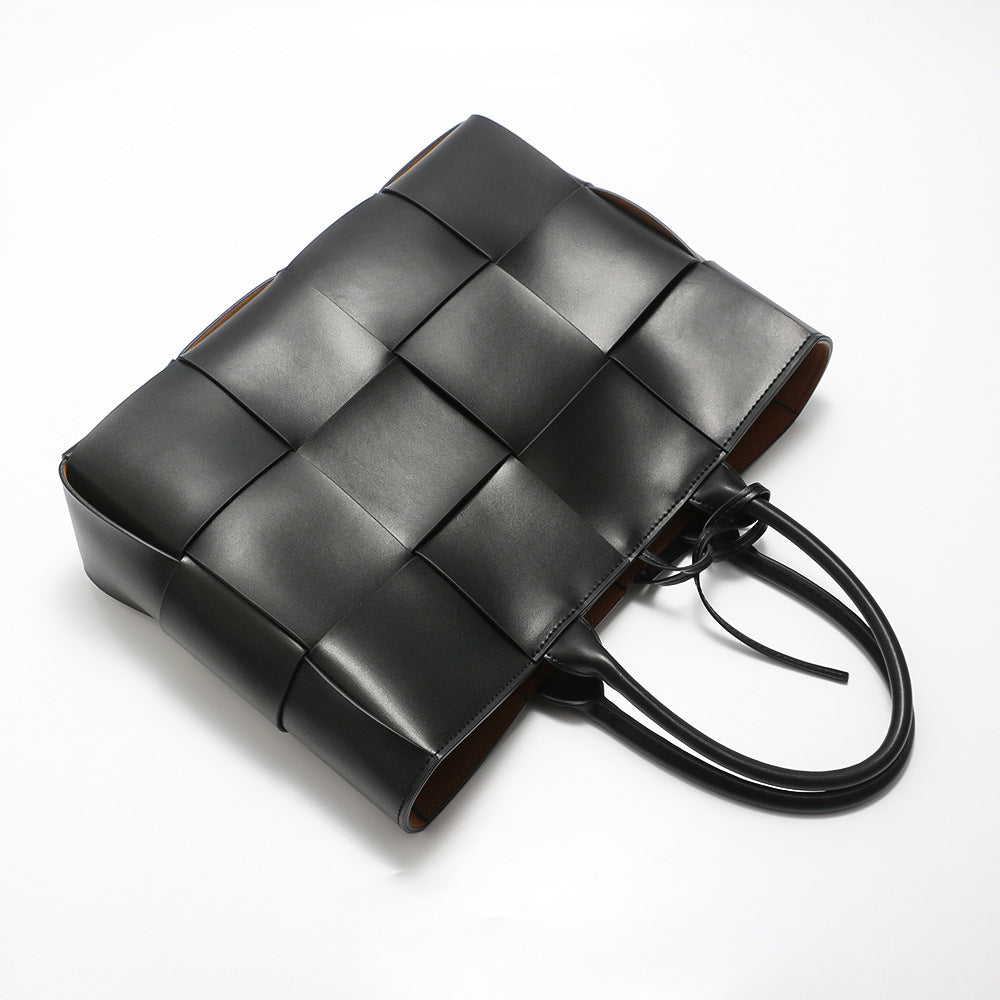 Fashion Large Capacity Cowhide Handbag