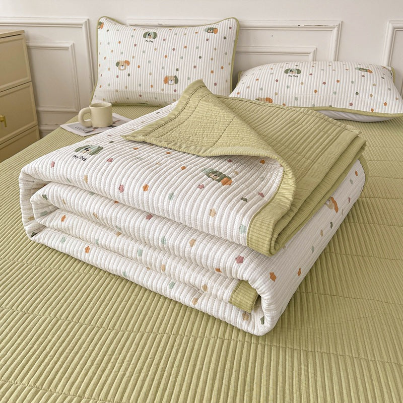 Quilted Bed Cover Three-piece Class A Maternal And Child Bed Sheet