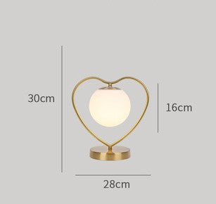 Intrinsic Color Of Copper Bedroom Bedside Creative Simple Table Lamp