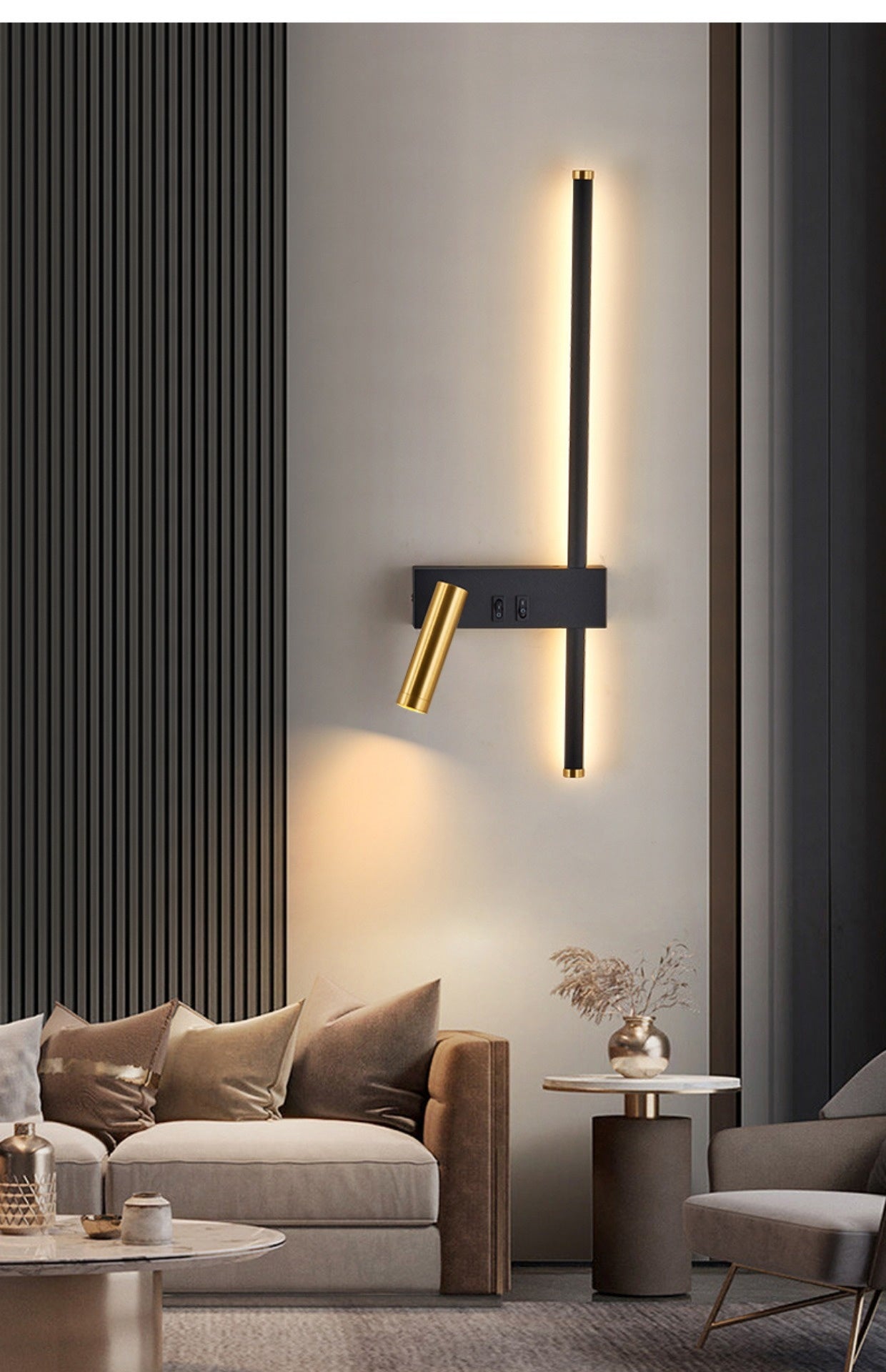 Living Room Sofa Background Wall Decorative Light Luxury Creative Bedroom Bedside Lamp