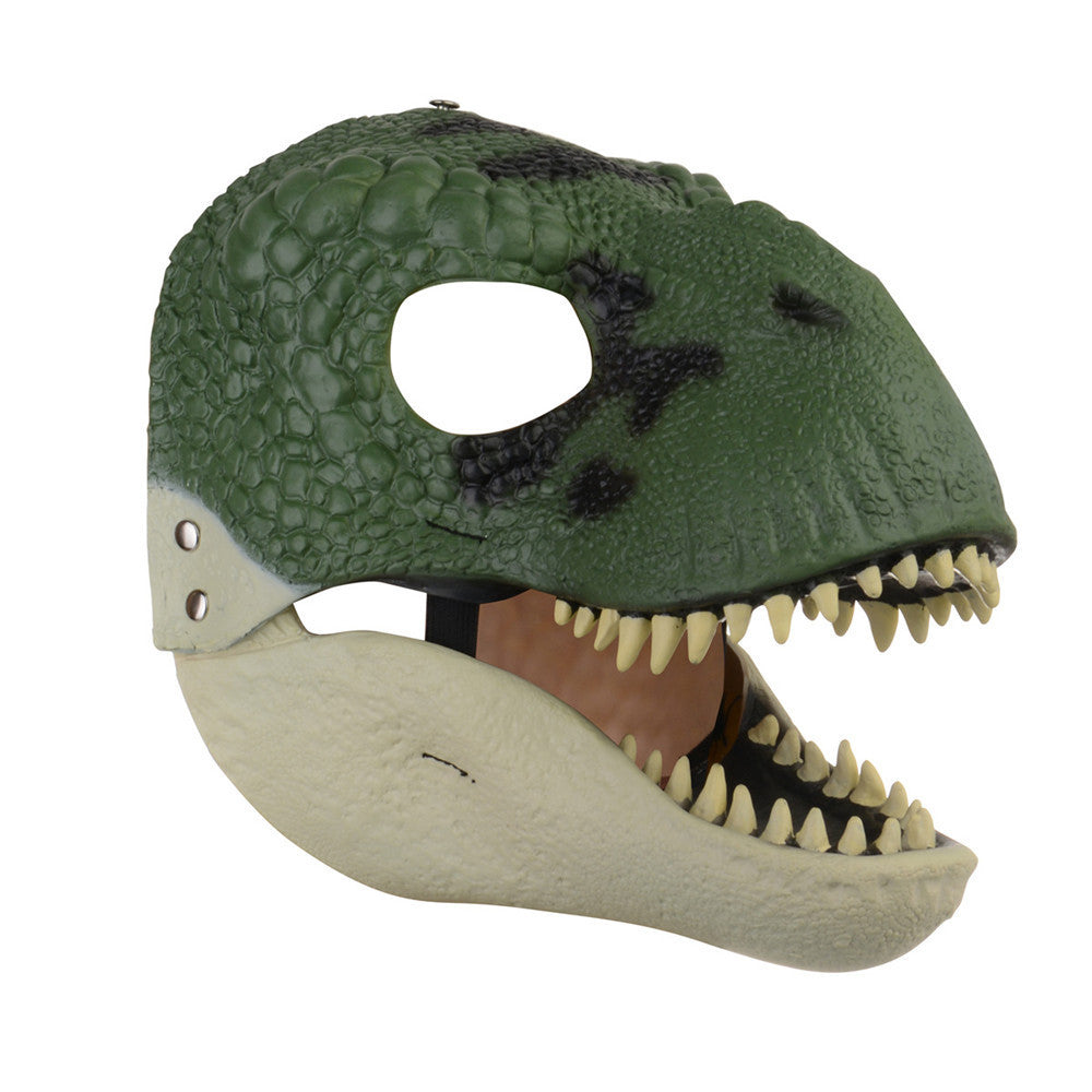 Masque de bouche mobile de dinosaure de jeu de rôle de fête d'Halloween