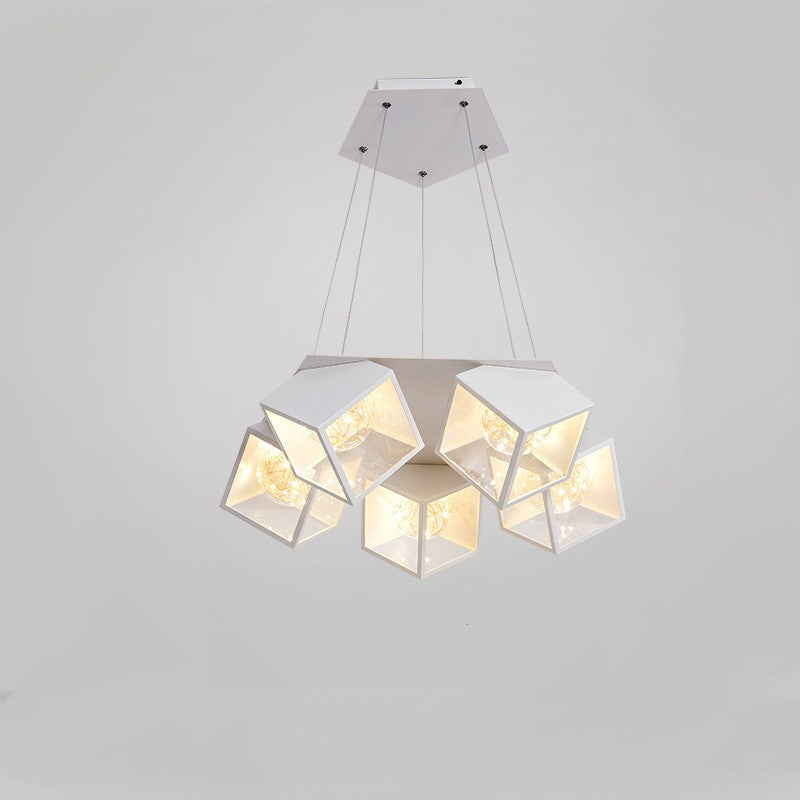 Home Bedroom Model Room Lamp Nordic Star Dining Room Chandelier