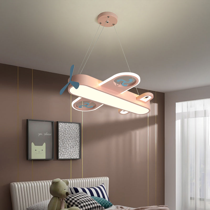 Lustre LED de dessin animé pour chambre d'enfant