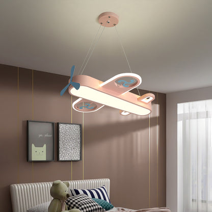 Children's Room Plane Light Led Cartoon Chandelier