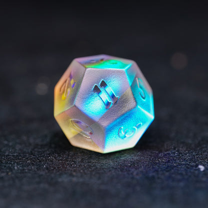 Phantom Crystal Frosted Relief Dice