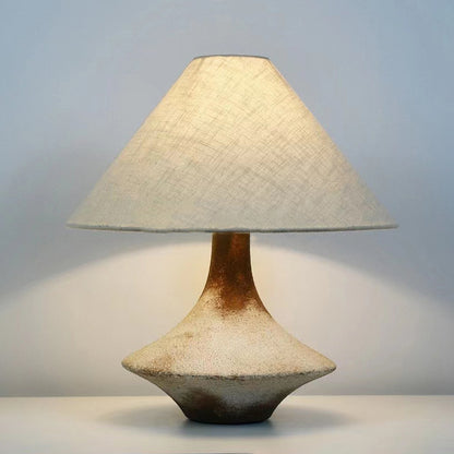 Pottery Pot Table Lamp Retro Living Room Design