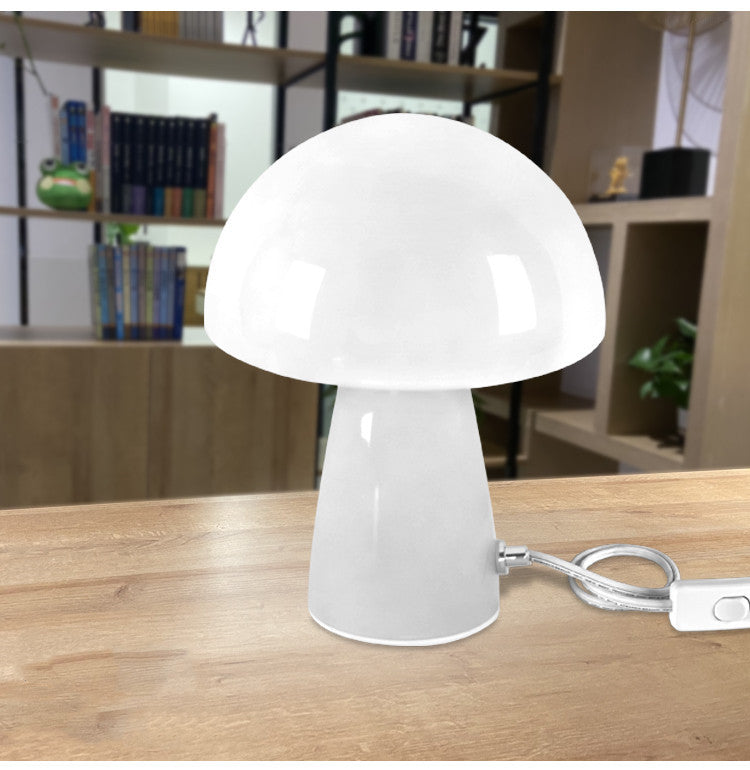 Lampe champignon tactile à induction paresseuse pour chambre à coucher, lampe de table de chevet