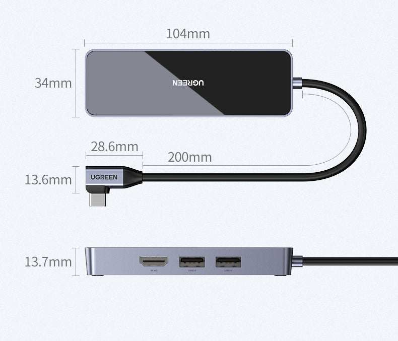 Convertidor multifunción tarjeta de red Gigabit 3,0 adaptador extensor de rama 