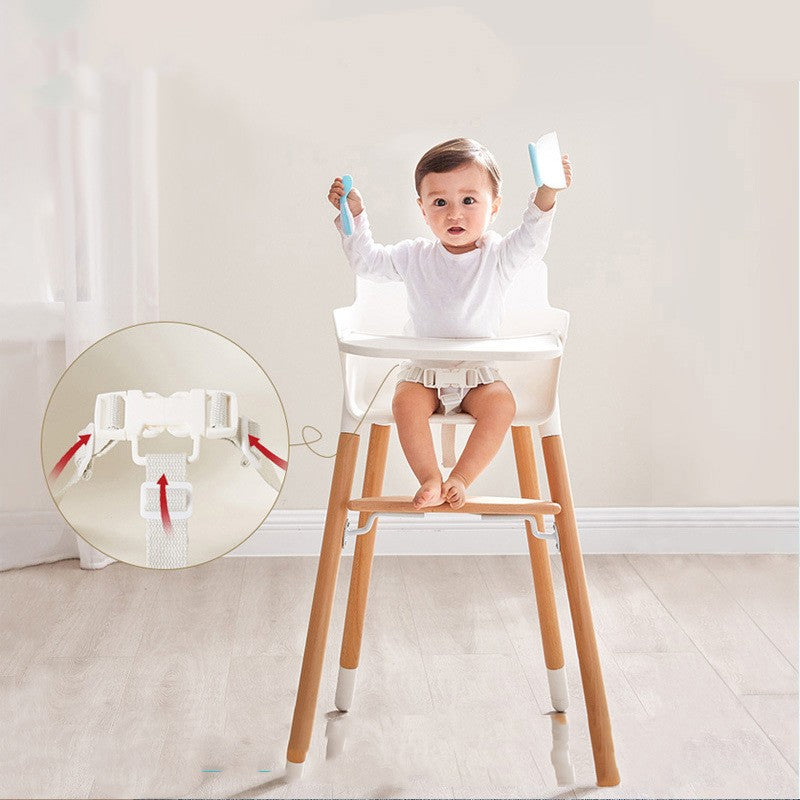 Solid Wood Baby Dining Chair Children's Table Beech