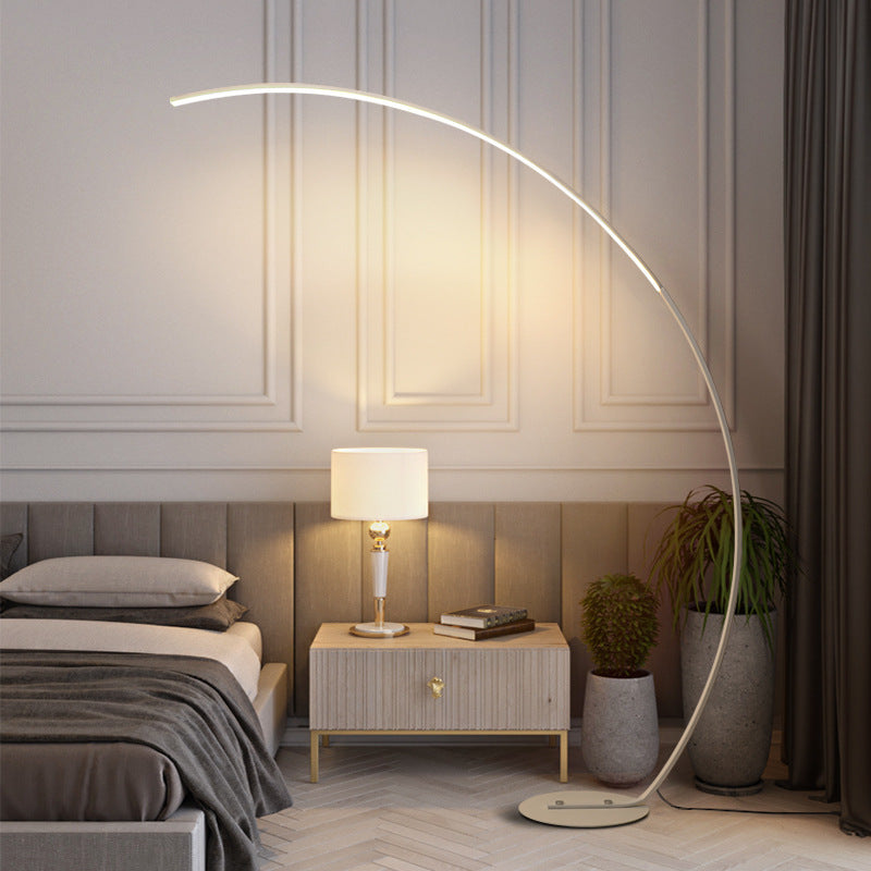 Lampadaire moderne minimaliste - Noir et blanc en option