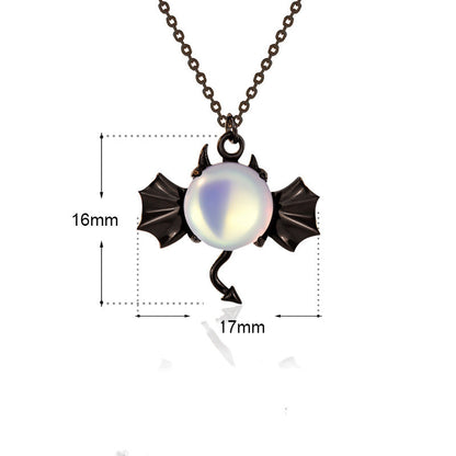 Collier Démon en Argent Sterling Bijoux Halloween