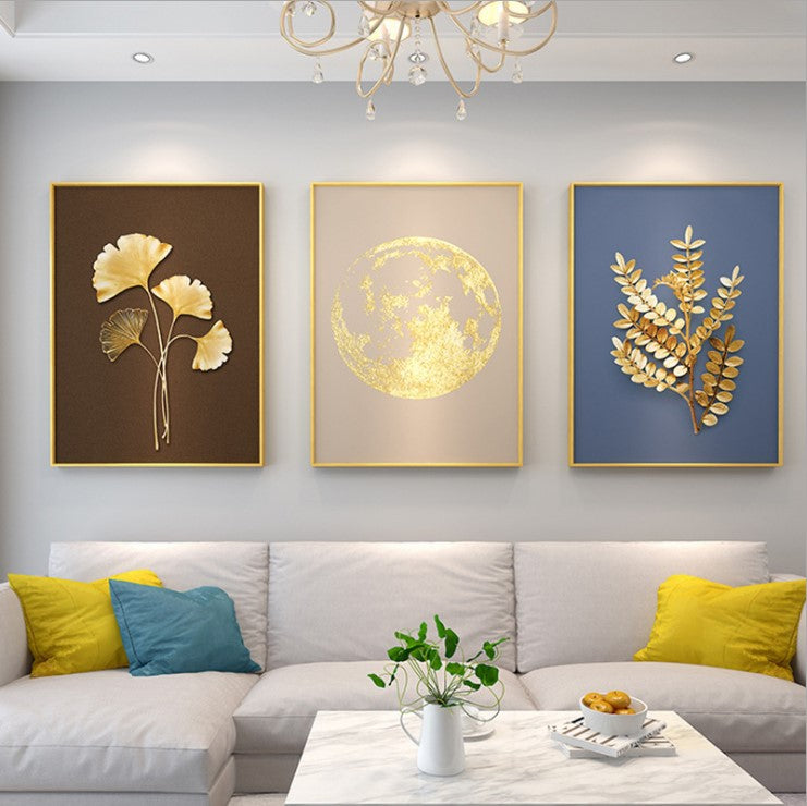 Modern Living Room Decorative Northern Europe Light Luxury Abstract Hanging Painting