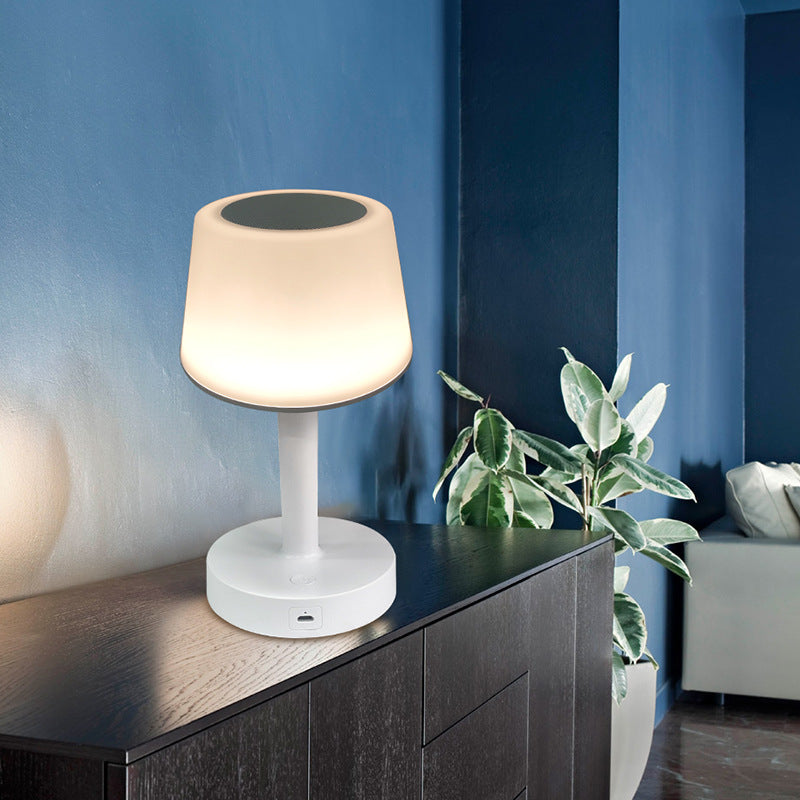 Altavoz Bluetooth, atmósfera colorida, lámpara de noche, lámpara de mesa táctil inalámbrica de Audio