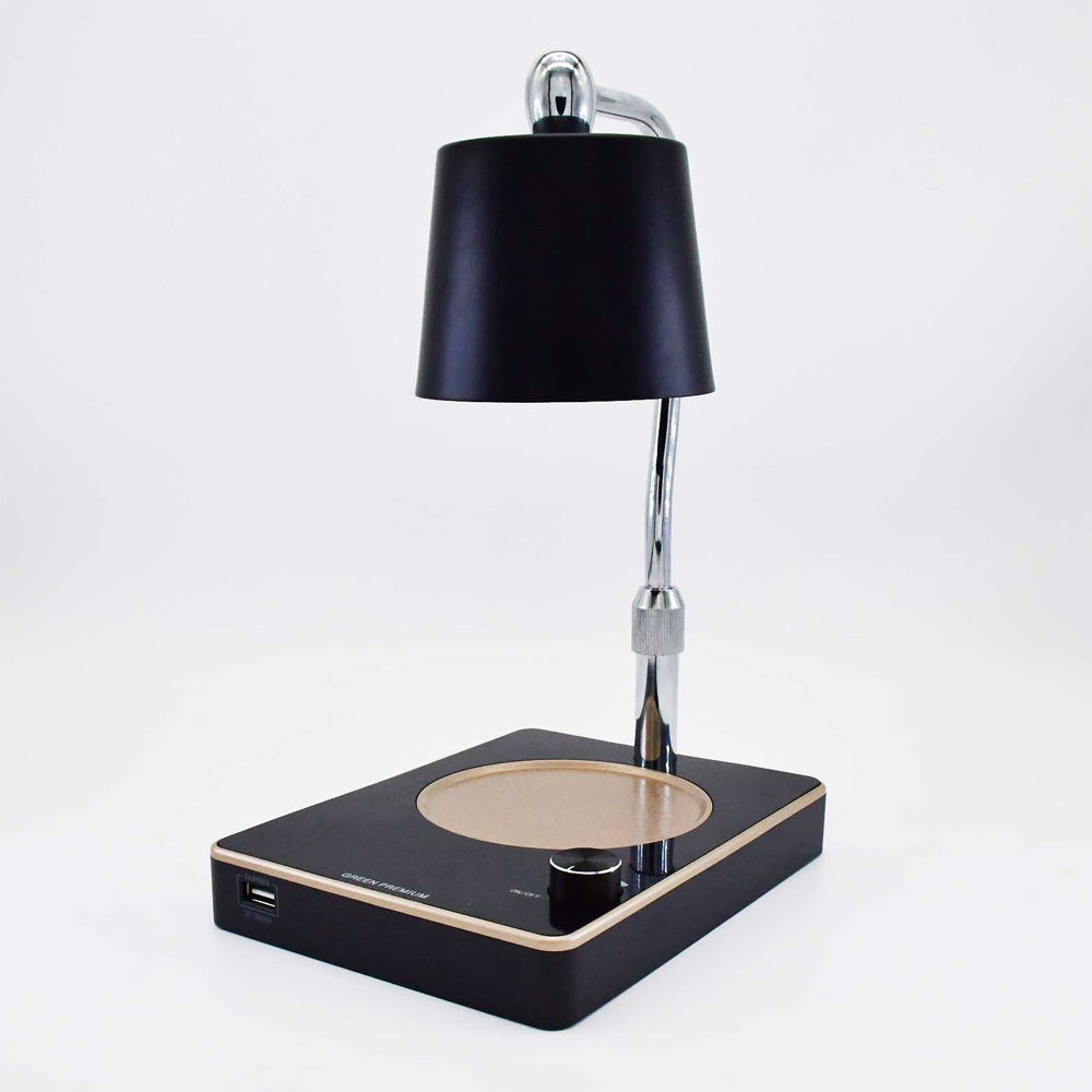 Remote control adjustable temperature table lamp