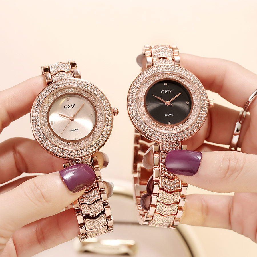 Montre femme avec bracelet diamant