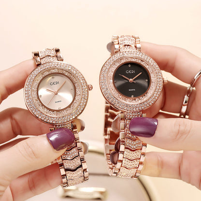 Montre femme avec bracelet diamant