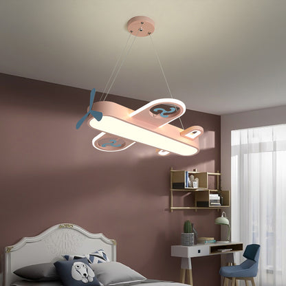 Children's Room Plane Light Led Cartoon Chandelier