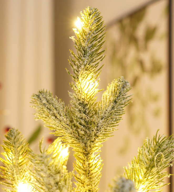 Árbol luminoso del paisaje de la decoración de la fiesta de Navidad llevado