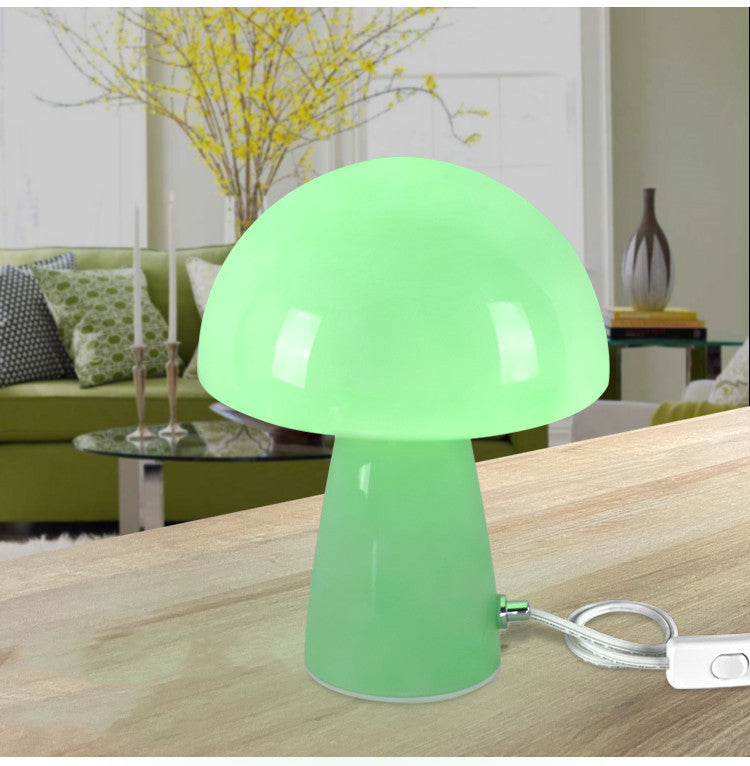 Lazy Induction Touch Children's Mushroom Lamp Bedroom Bedside Table Lamp