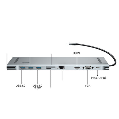 Adaptador multifunción MacBook diez en uno