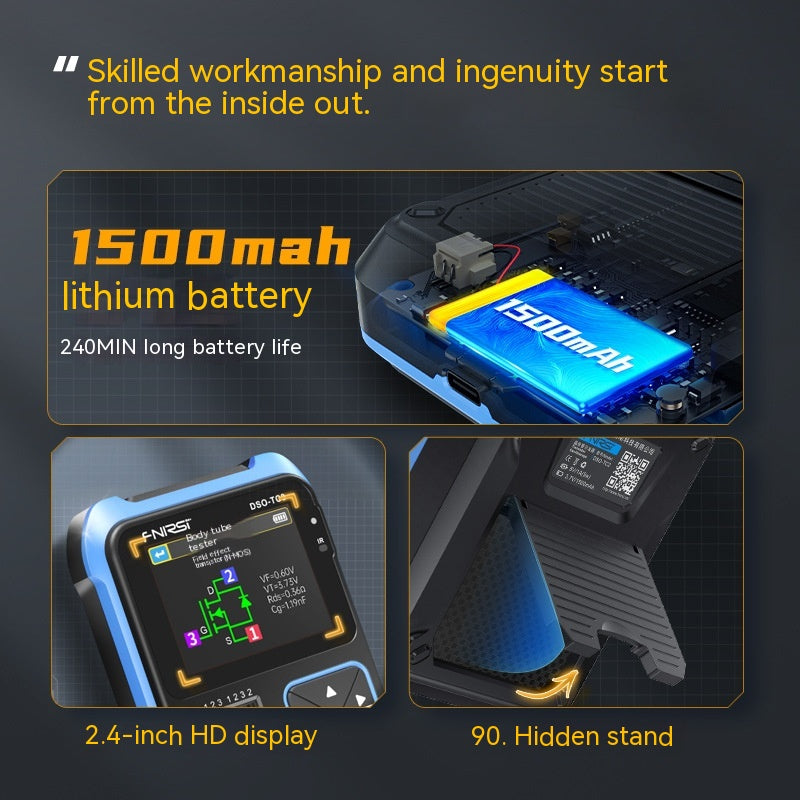 Digital Oscilloscope Transistor Tester Portable