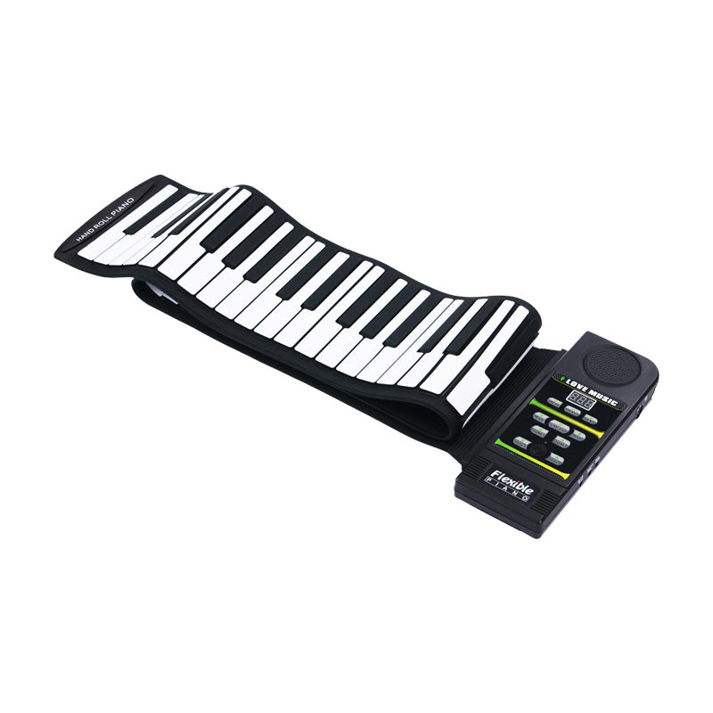 Hand roll piano 61 key folding piano thickening hand feel portable roll piano beginner keyboard