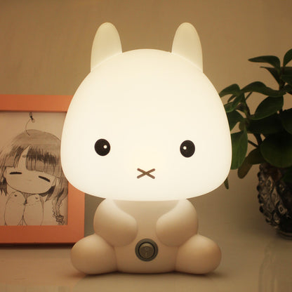 Creative cartoon table lamp eye protection night light