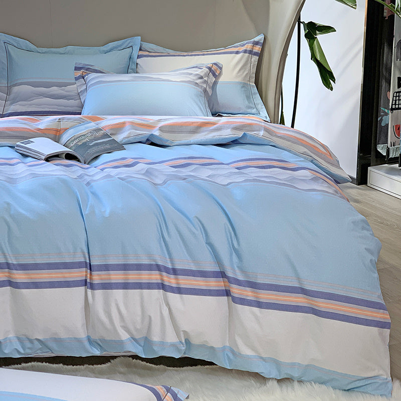 Nordic High-end 4-piece Cotton Bed Linen Quilt Cover