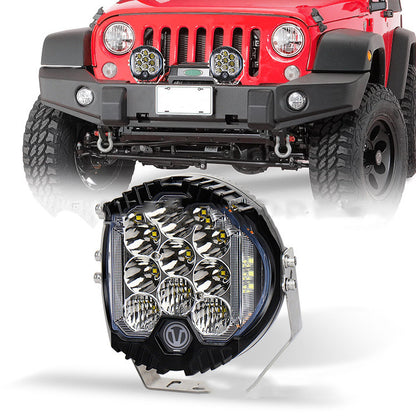 Off-road modified roof spotlights