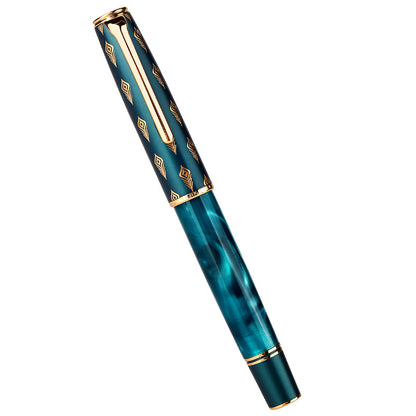 High End Business Acrylic Peacock Green Pen