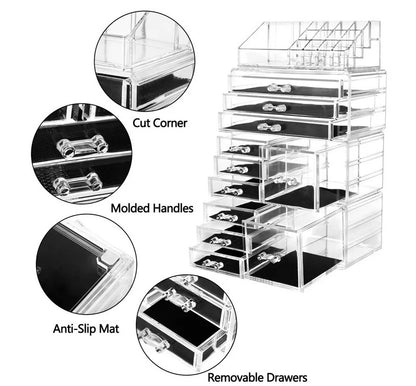 Caja de almacenamiento de cosméticos de moda para el hogar