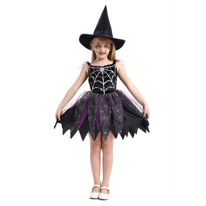 Disfraz de bruja para niños de Halloween