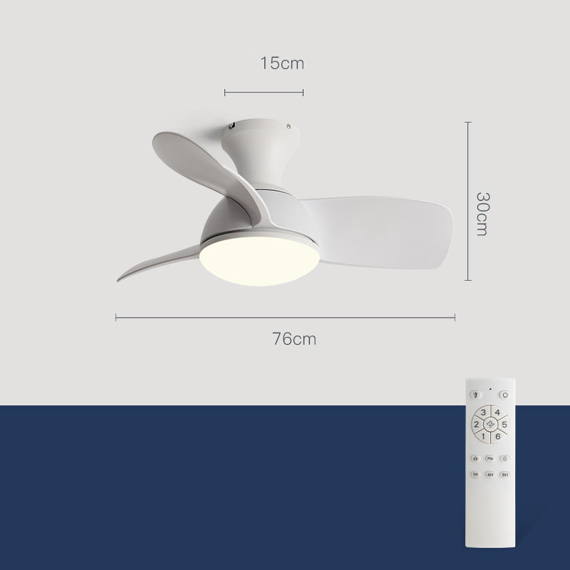 Ceiling Bedroom Children's Room Family Dining Room Balcony Small Fan With Light