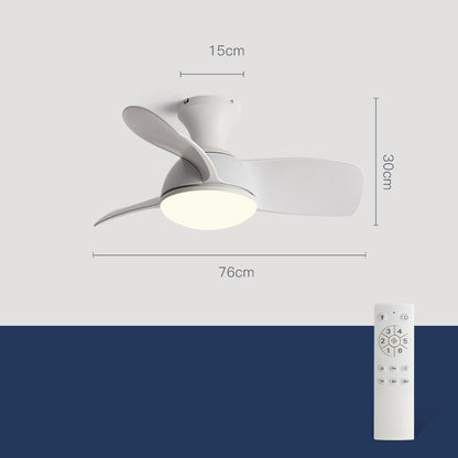 Ceiling Bedroom Children's Room Family Dining Room Balcony Small Fan With Light