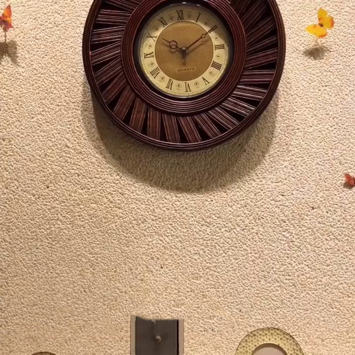 Reloj de pared Retro estilo americano arte de sala de estar Pastoral