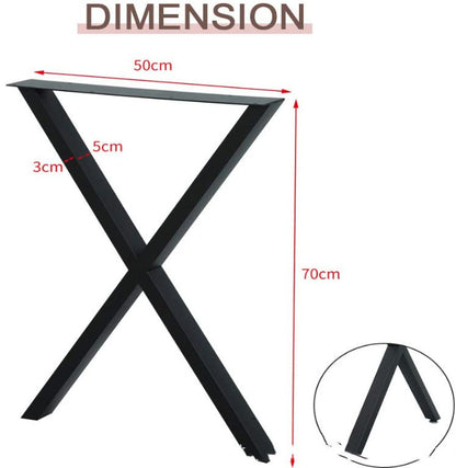 Pieds de Table en métal simples et créatifs, Support de Table à la mode, Support de bureau, quincaillerie de meubles