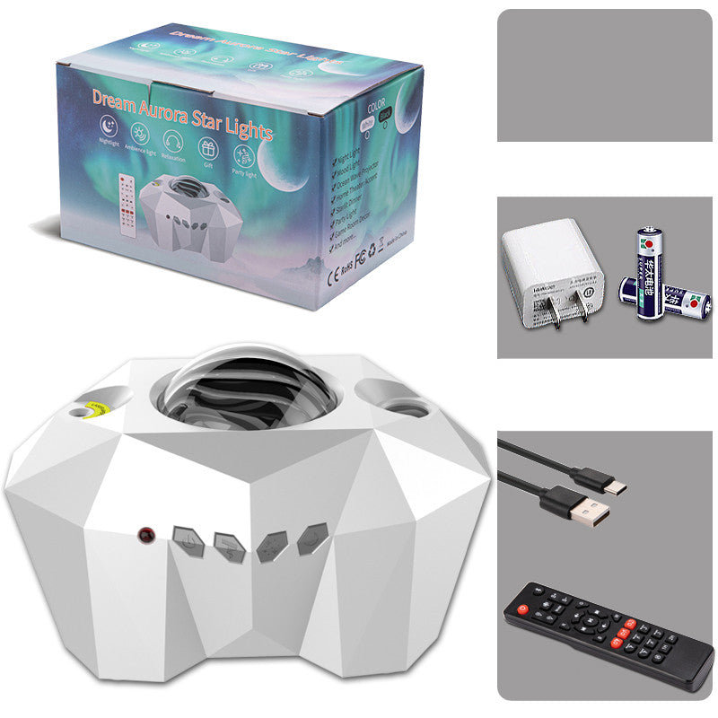 Usb Water Pattern Bluetooth Music Ocean Star Projector Lamp