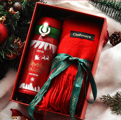 Christmas Female Thermos Cup Gift Box Set Birthday