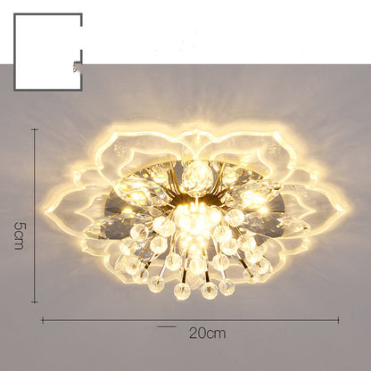 Small Crystal Lamp Corridor Lamp Modern Minimalist Living Room Lamp