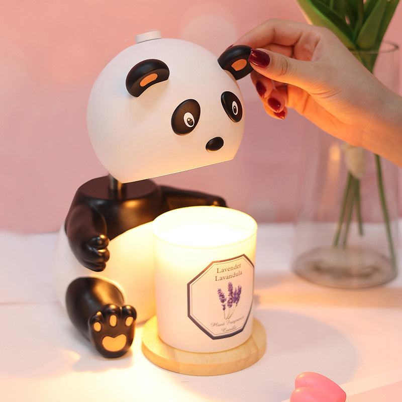 Lampe de table en cire d'aromathérapie Panda