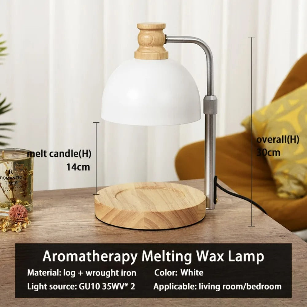 Lampe de fusion de cire d'aromathérapie à bûches simples