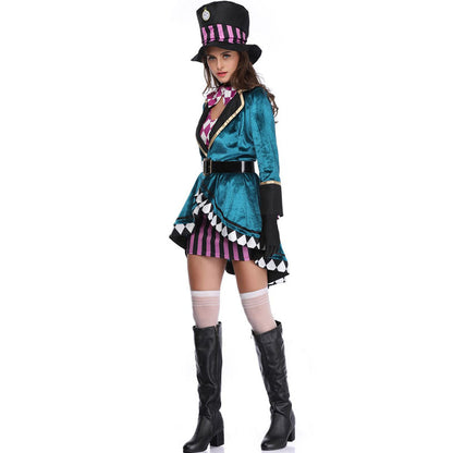 Costume de magicien avec chapeau d'Halloween